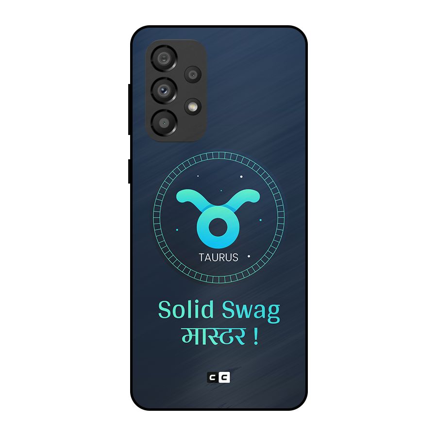 Solid Tauras Metal Back Case for Galaxy A33 5G