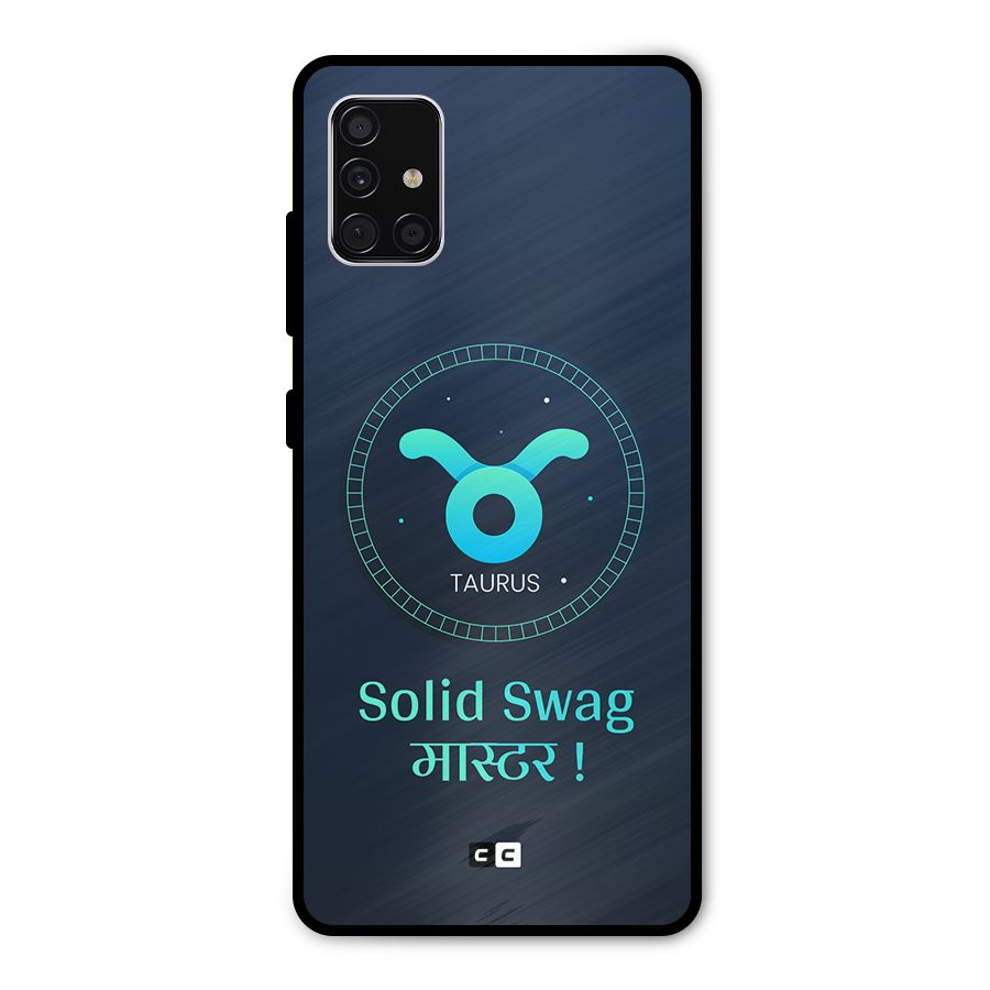 Solid Tauras Metal Back Case for Galaxy A51