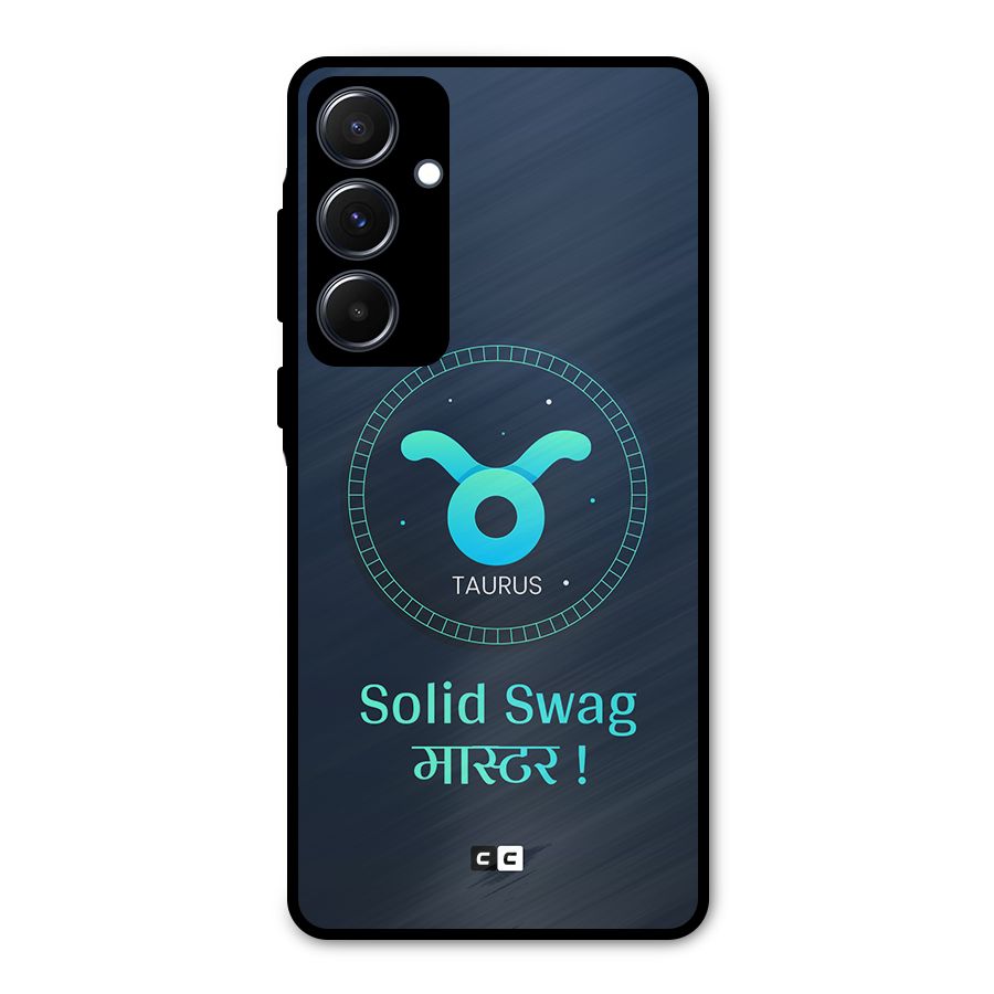 Solid Tauras Metal Back Case for Galaxy A55