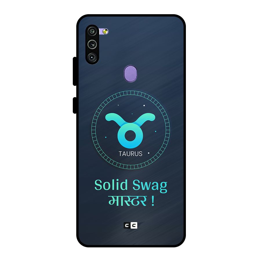 Solid Tauras Metal Back Case for Galaxy M11