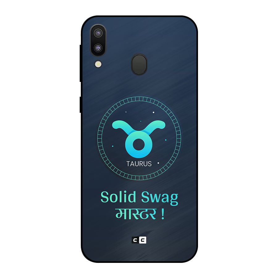 Solid Tauras Metal Back Case for Galaxy M20