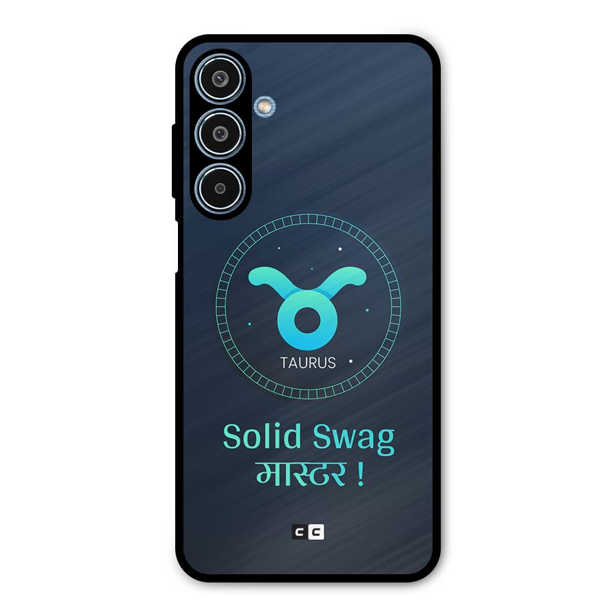 Solid Tauras Metal Back Case for Galaxy M35