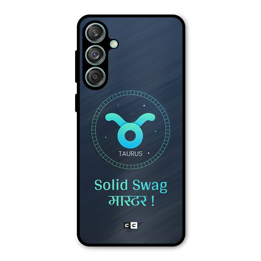 Solid Tauras Metal Back Case for Galaxy M55 5G