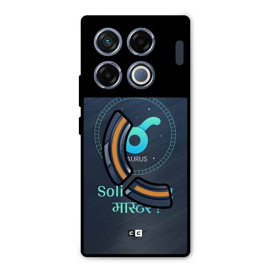 Solid Tauras Metal Back Case for Infinix GT 20 Pro