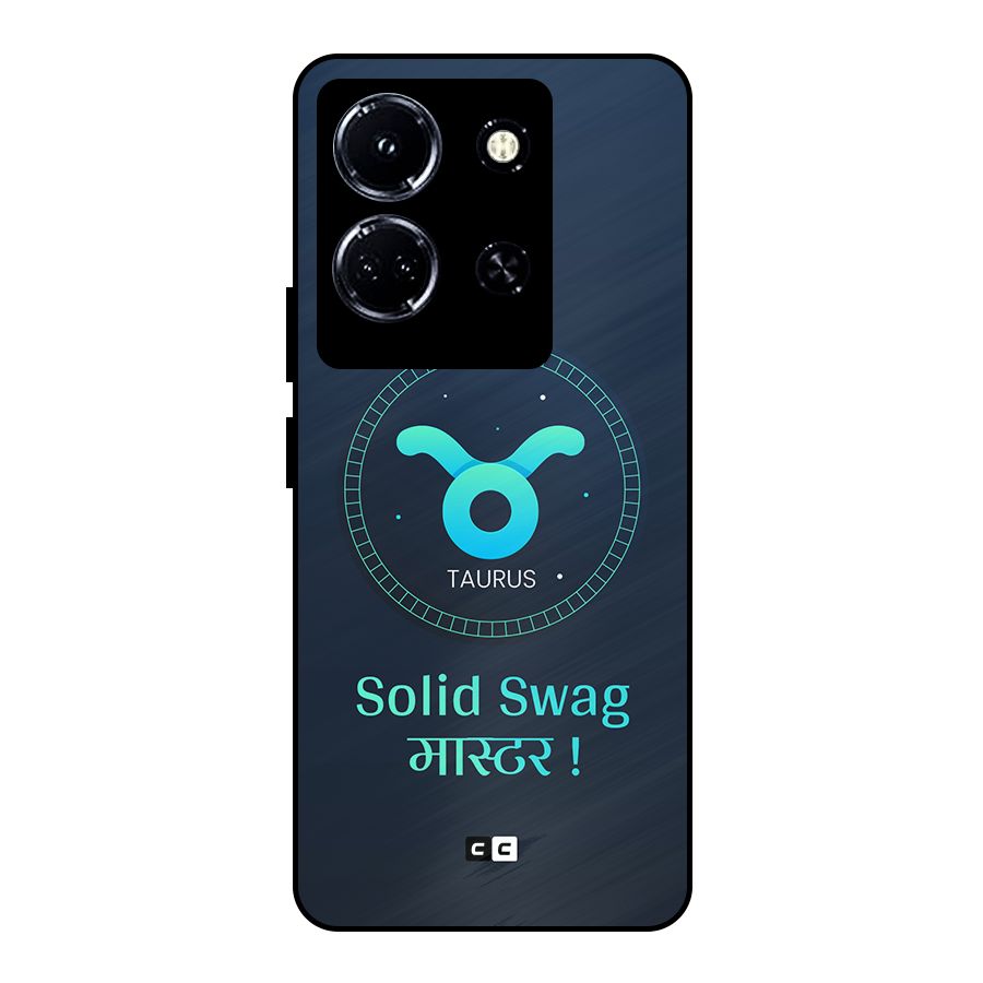 Solid Tauras Metal Back Case for Infinix Note 30 5G