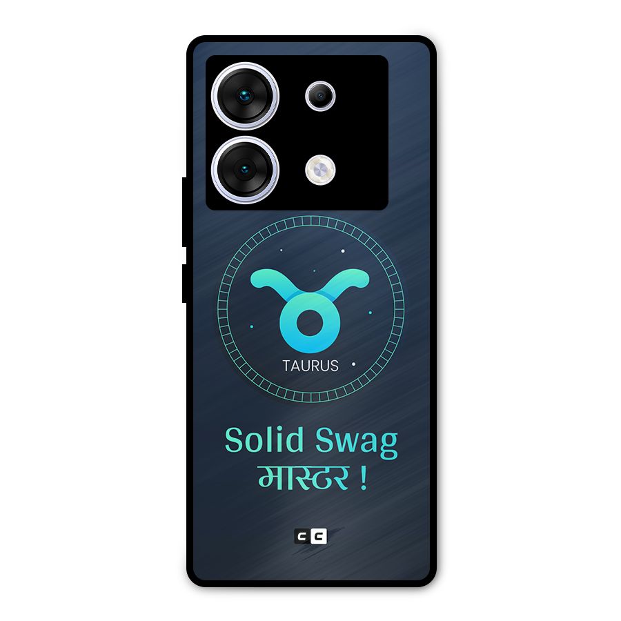Solid Tauras Metal Back Case for Infinix Zero 30 5G