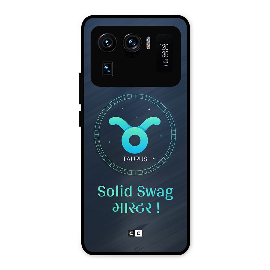 Solid Tauras Metal Back Case for Mi 11 Ultra