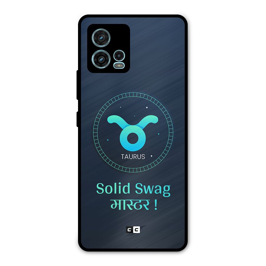 Solid Tauras Metal Back Case for Moto G72