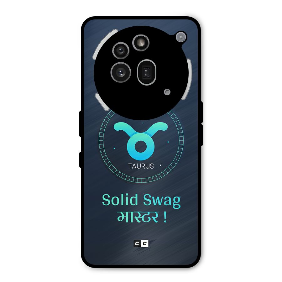 Solid Tauras Metal Back Case for Nothing Phone 3a Pro
