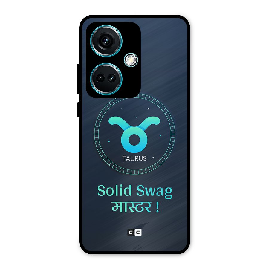 Solid Tauras Metal Back Case for OnePlus Nord CE 3 5G