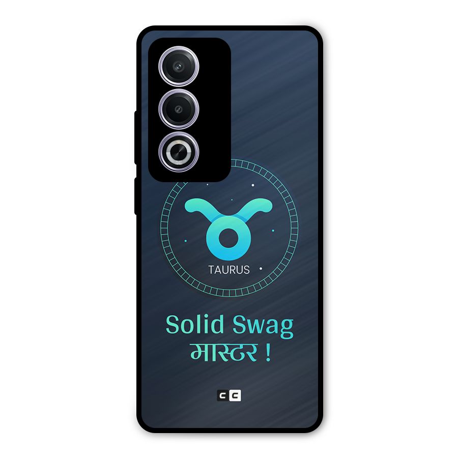 Solid Tauras Metal Back Case for Oppo A3 Pro