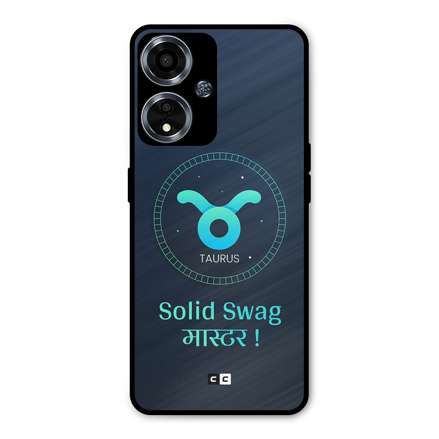 Solid Tauras Metal Back Case for Oppo A59