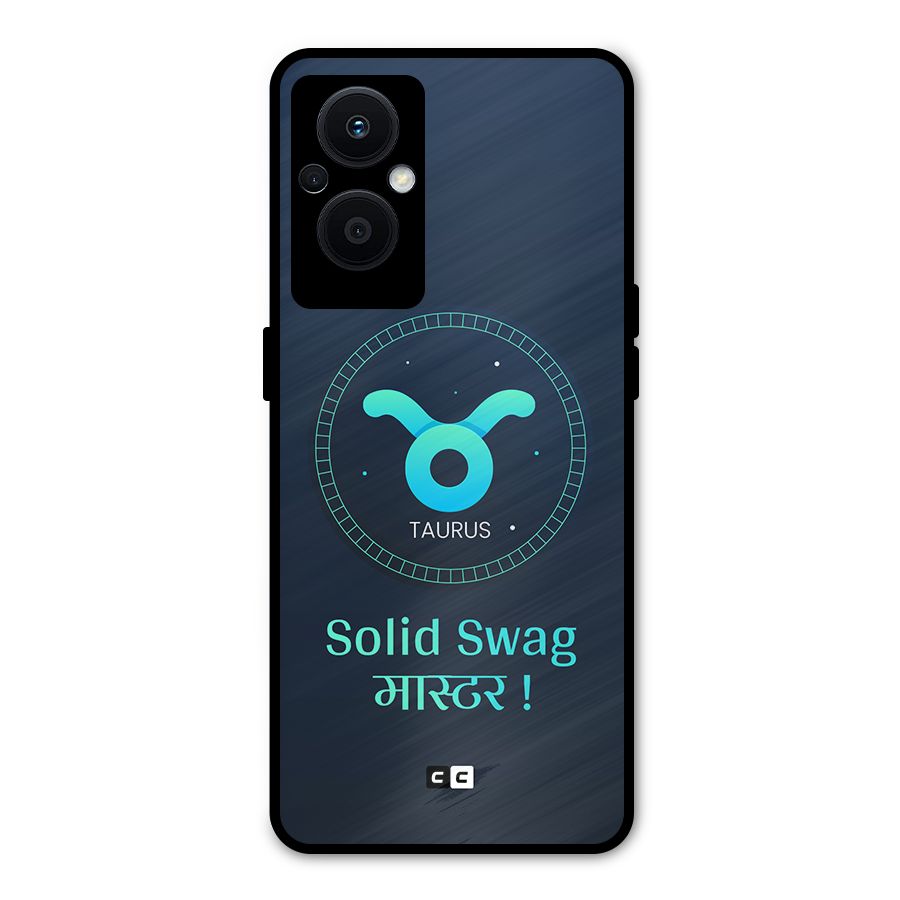 Solid Tauras Metal Back Case for Oppo F21 Pro 5G