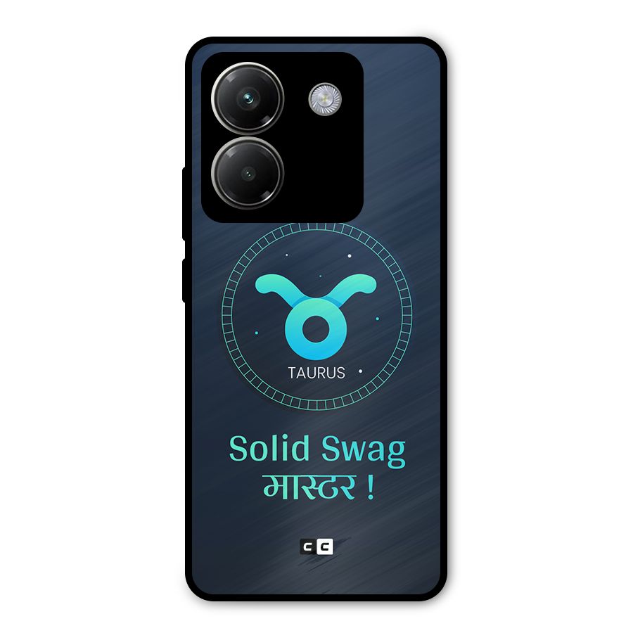 Solid Tauras Metal Back Case for Poco M7 Pro 5G