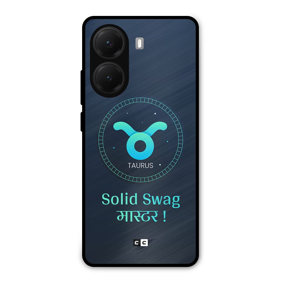 Solid Tauras Metal Back Case for Poco X7 Pro