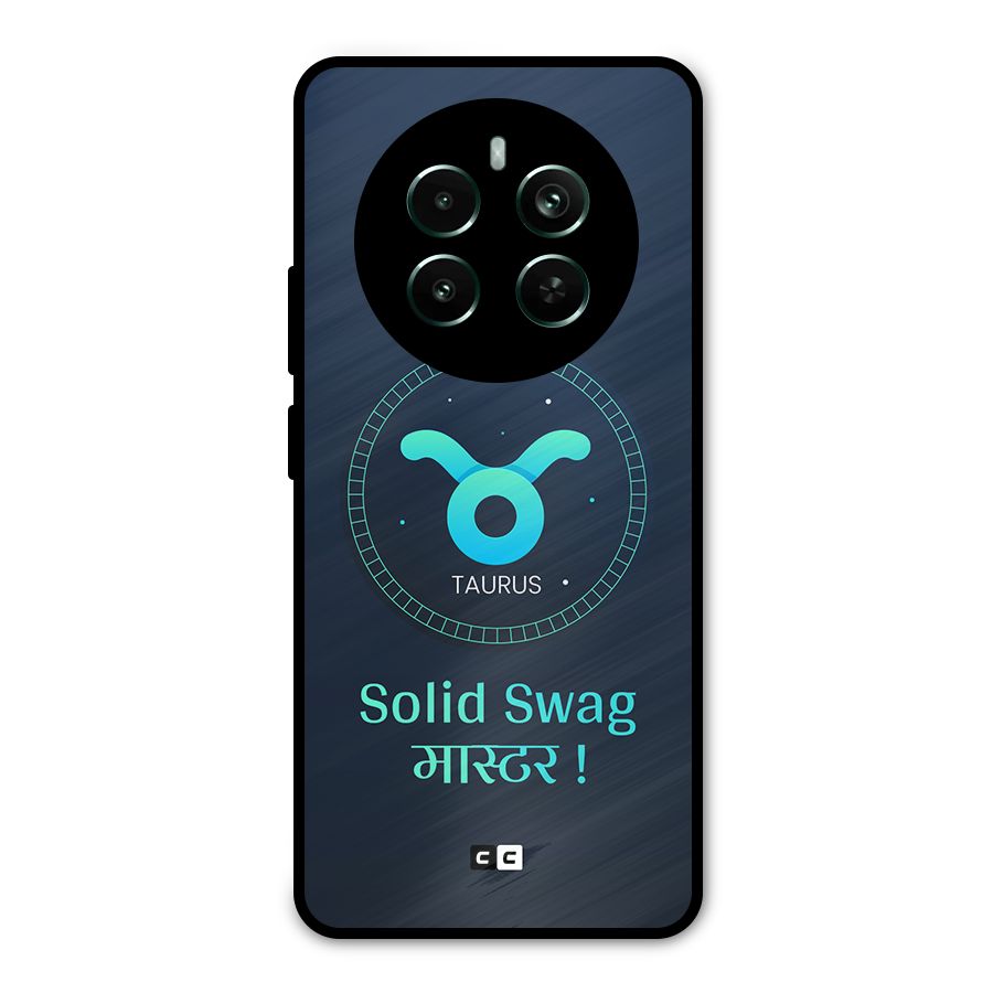 Solid Tauras Metal Back Case for Realme 12 Pro Plus