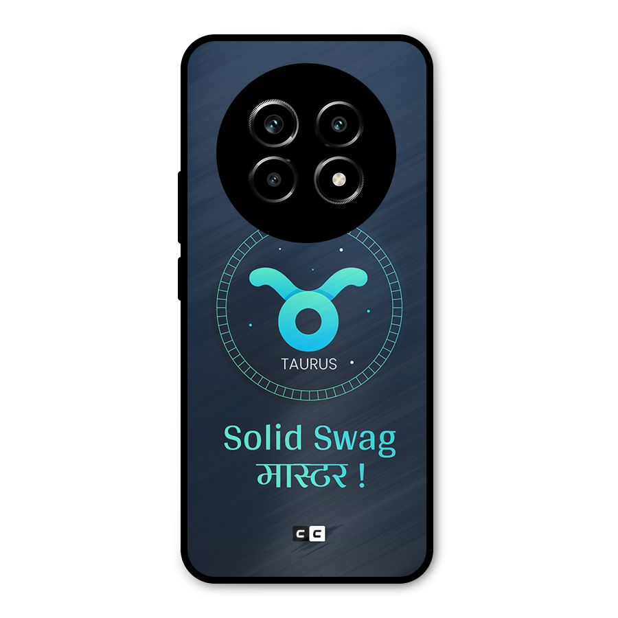 Solid Tauras Metal Back Case for Realme 13 Pro