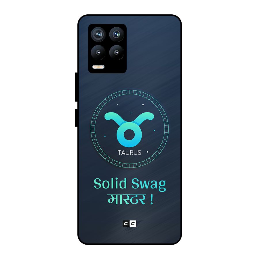 Solid Tauras Metal Back Case for Realme 8 Pro