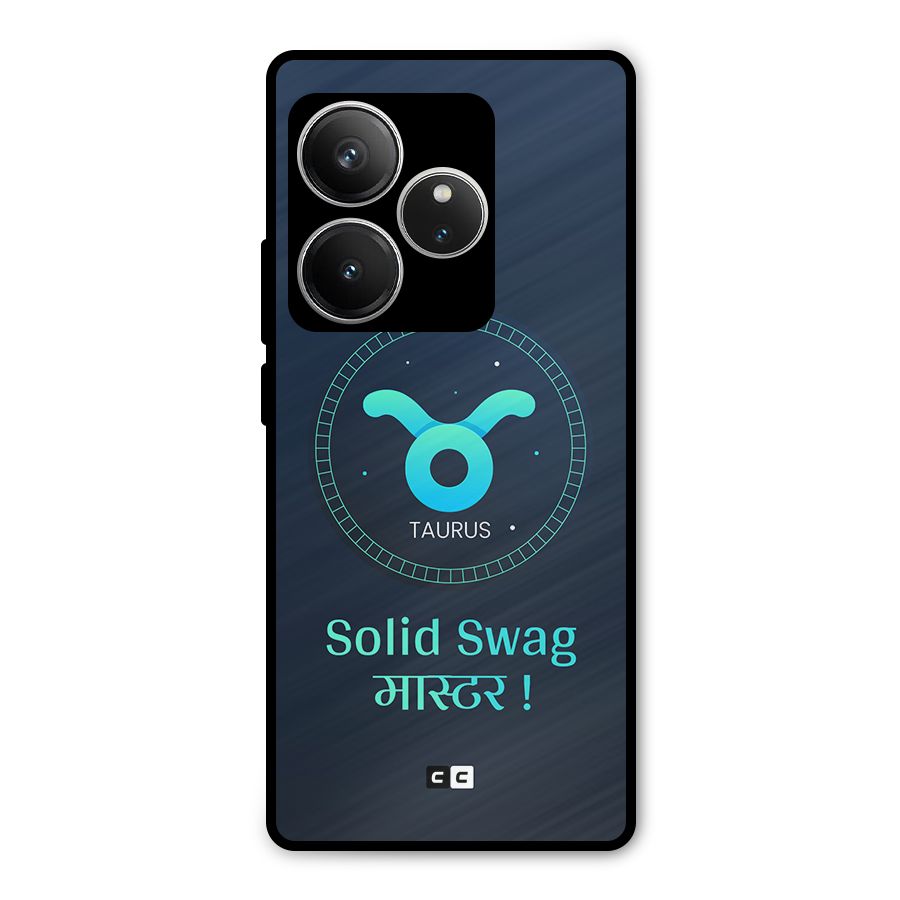 Solid Tauras Metal Back Case for Realme GT 6