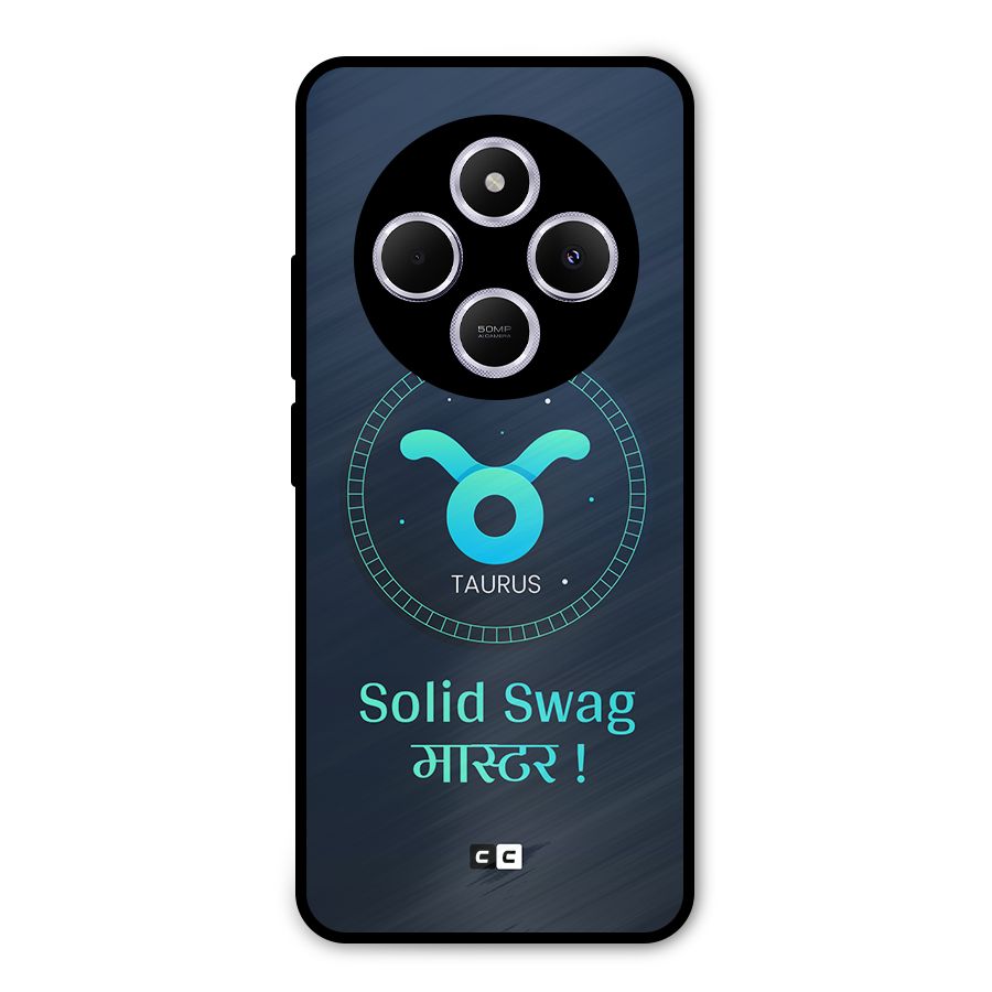Solid Tauras Metal Back Case for Redmi 14C