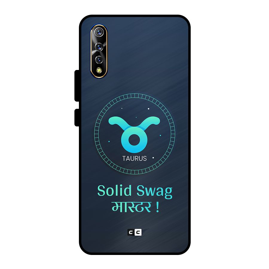 Solid Tauras Metal Back Case for Vivo S1