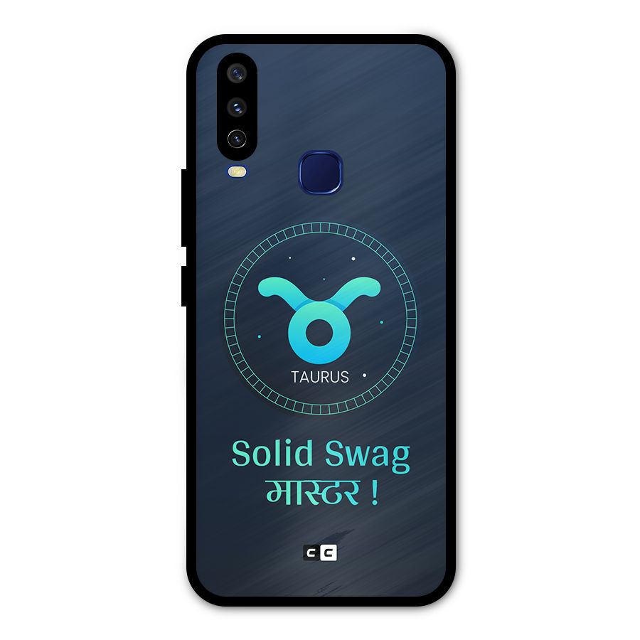 Solid Tauras Metal Back Case for Vivo V17