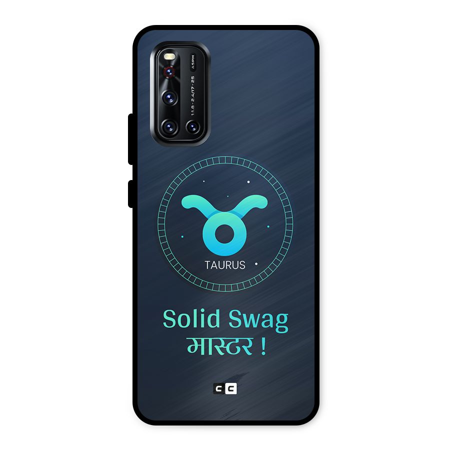 Solid Tauras Metal Back Case for Vivo V19