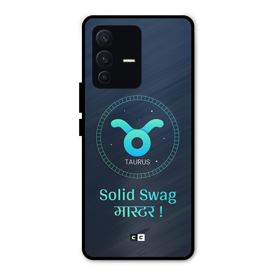 Solid Tauras Metal Back Case for Vivo V23 Pro