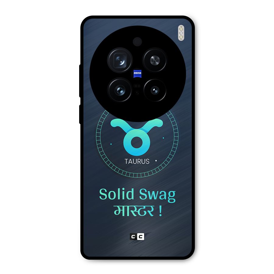 Solid Tauras Metal Back Case for Vivo X200 Pro