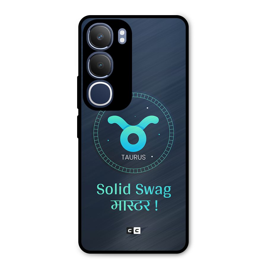 Solid Tauras Metal Back Case for Vivo Y29