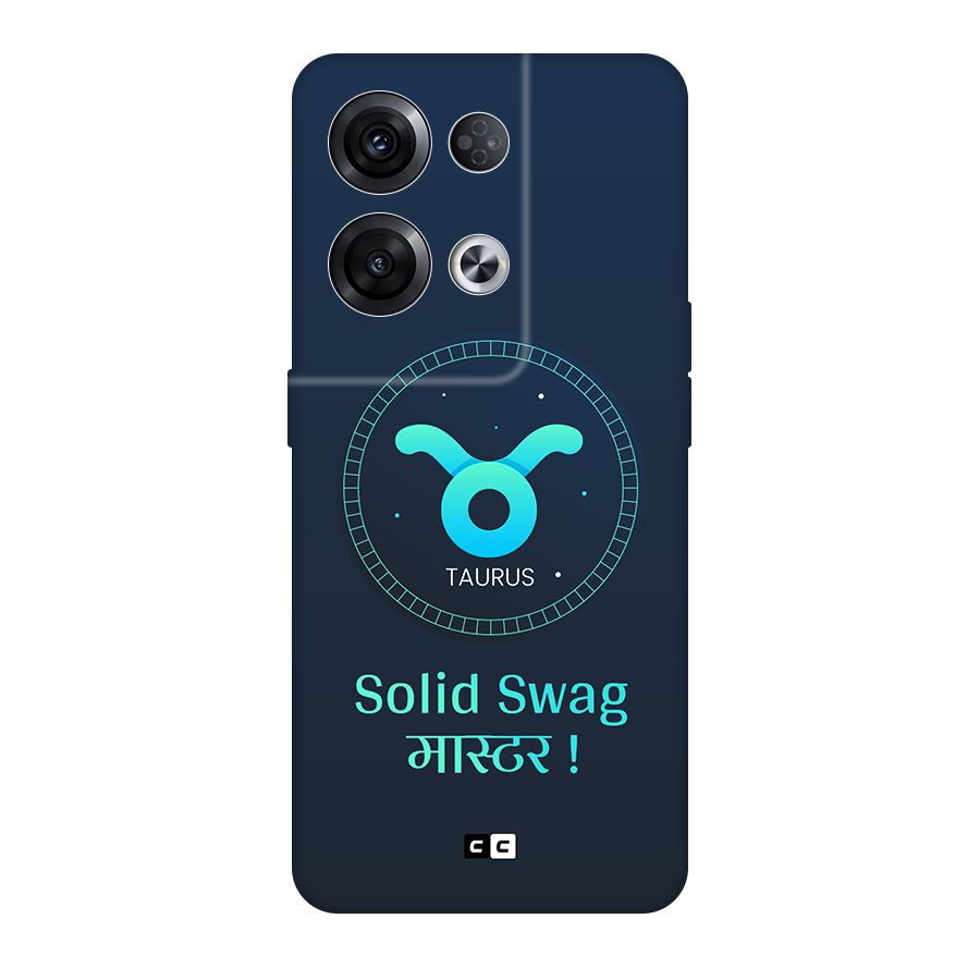 Solid Tauras Original Polycarbonate Back Case for Oppo Reno8 Pro 5G