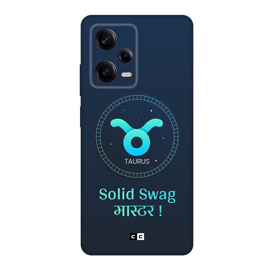 Solid Tauras Original Polycarbonate Back Case for Redmi Note 12 Pro