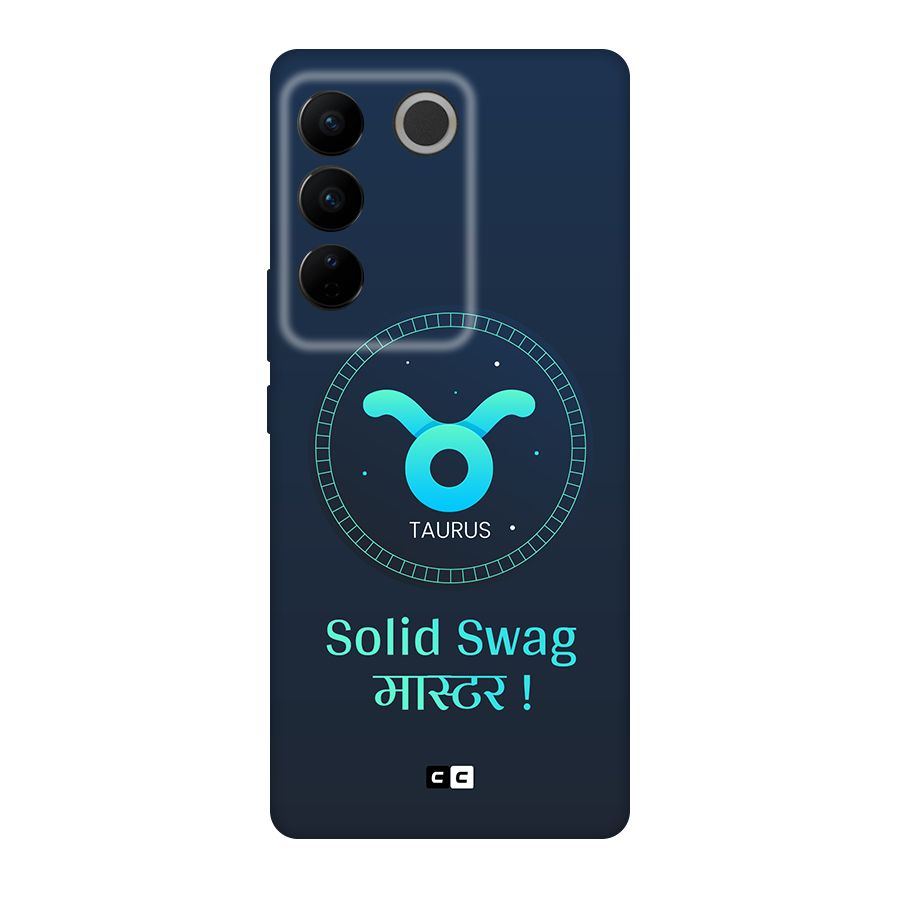 Solid Tauras Original Polycarbonate Back Case for Vivo V27