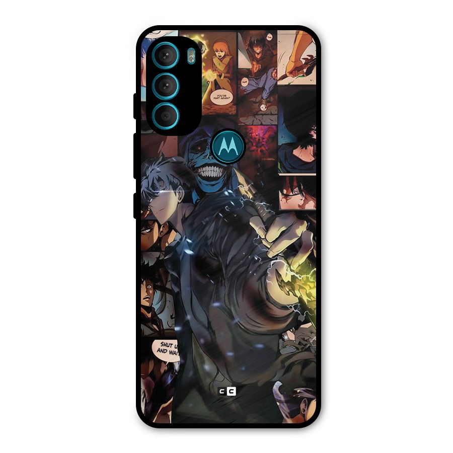 Solo Leveling Metal Back Case for Moto G71 5G