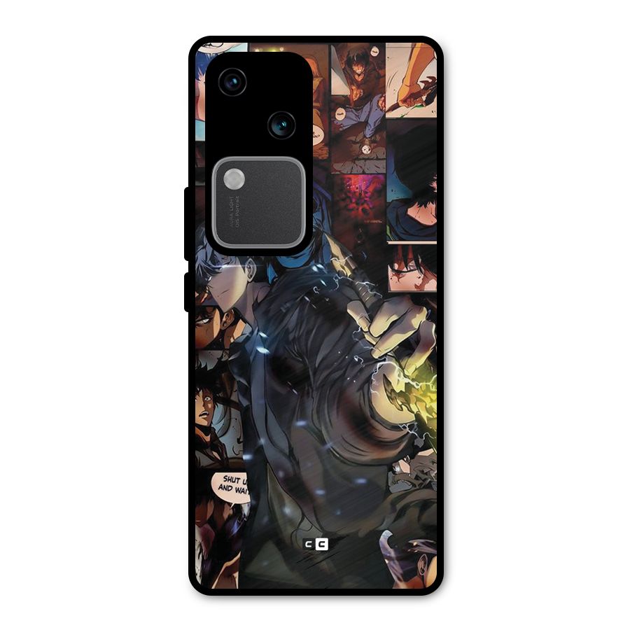 Solo Leveling Metal Back Case for Vivo V30 Pro