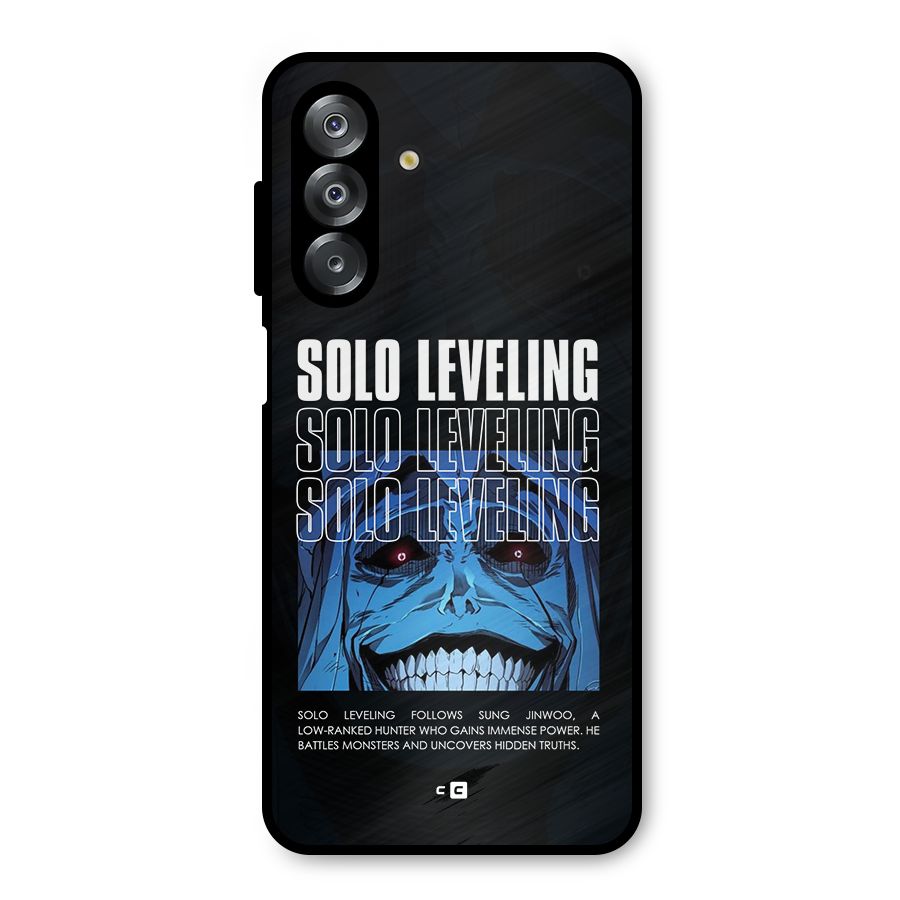 Solo Leveling Typo Metal Back Case for Galaxy A26