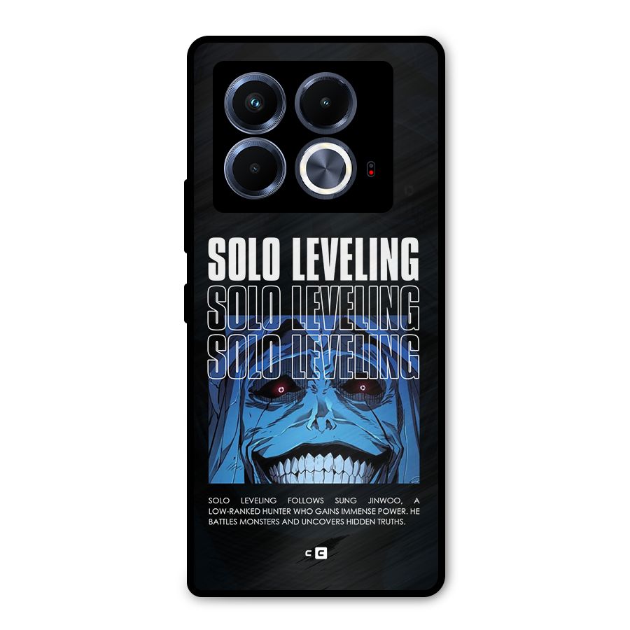 Solo Leveling Typo Metal Back Case for Infinix Note 40 5G
