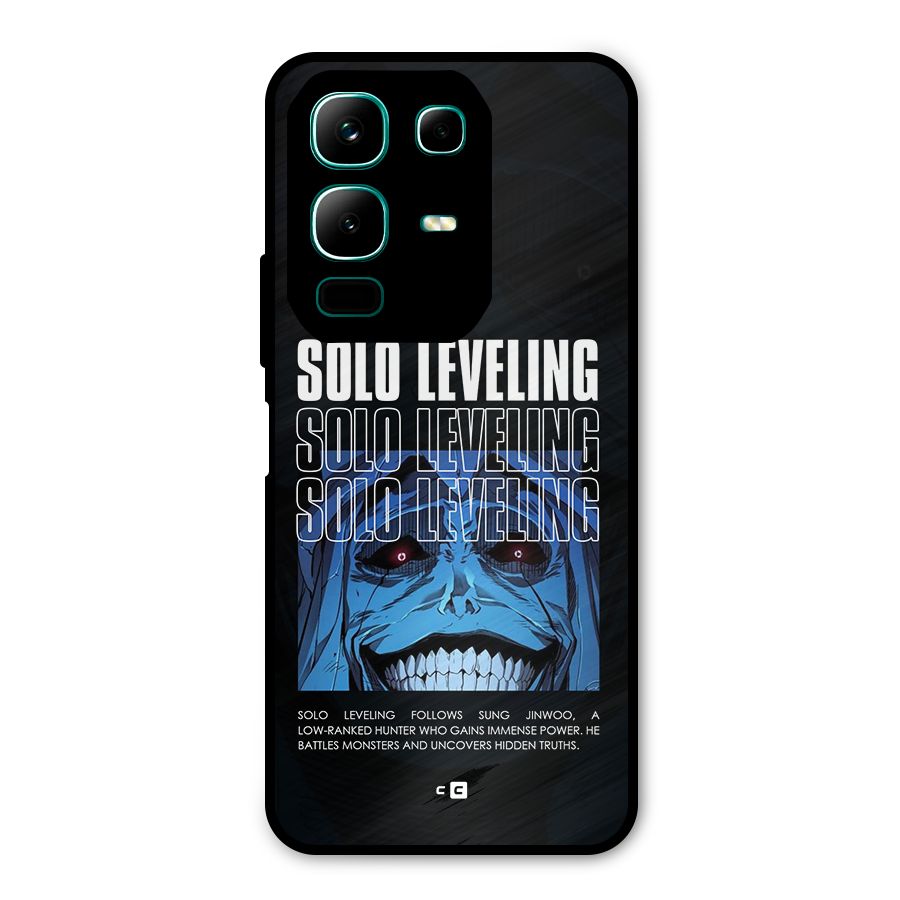 Solo Leveling Typo Metal Back Case for Infinix Note 50x