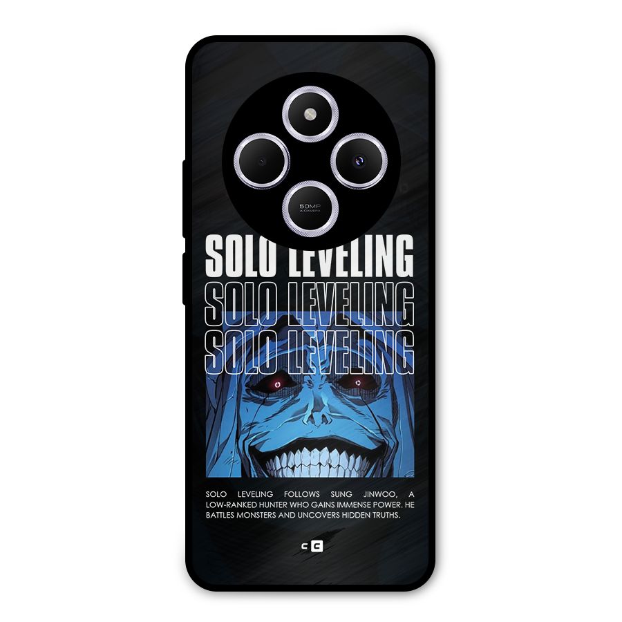 Solo Leveling Typo Metal Back Case for Poco M7