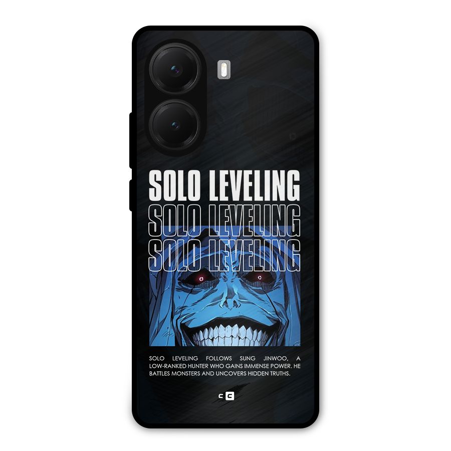 Solo Leveling Typo Metal Back Case for Poco X7 Pro