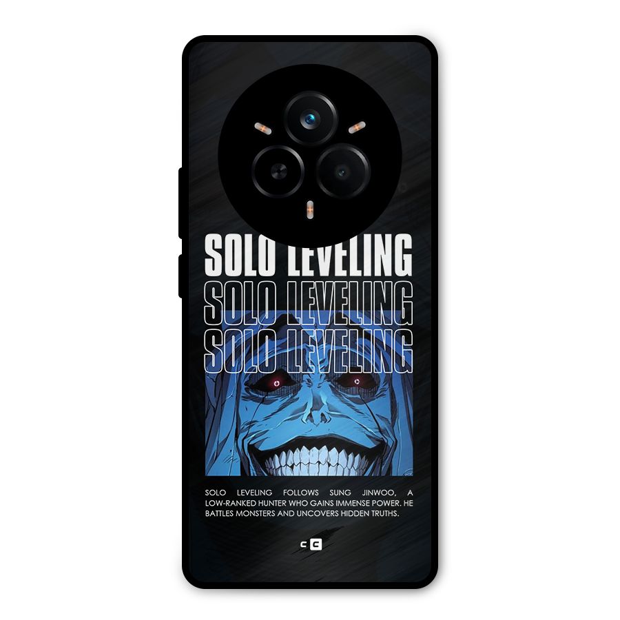 Solo Leveling Typo Metal Back Case for Realme 14 Pro