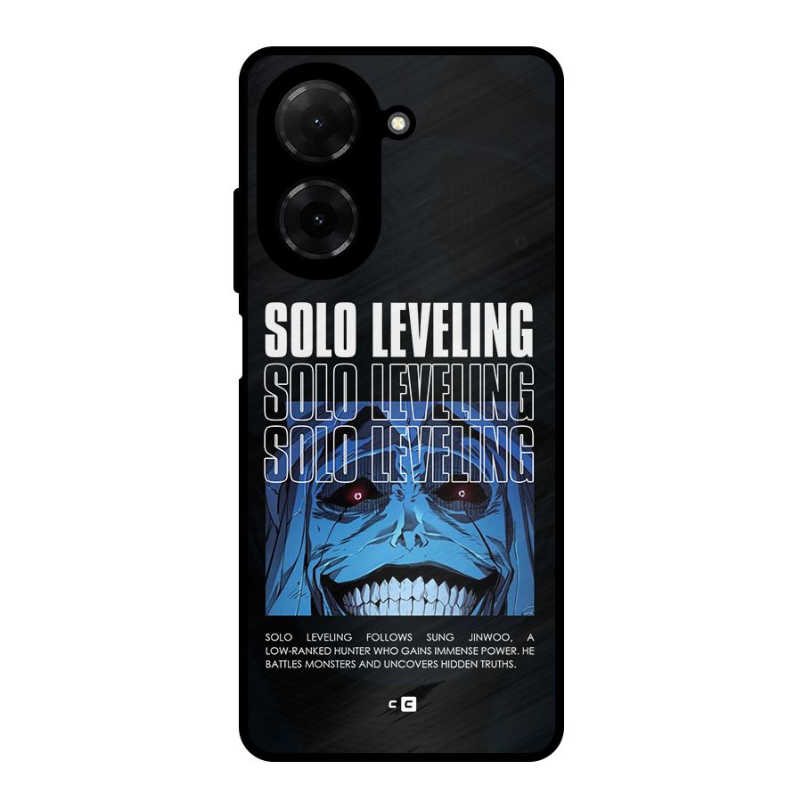 Solo Leveling Typo Metal Back Case for Redmi A5 4G