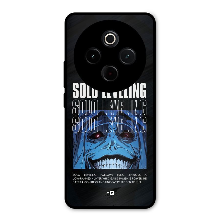 Solo Leveling Typo Metal Back Case for Vivo T4