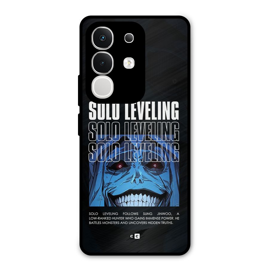 Solo Leveling Typo Metal Back Case for Vivo T4x