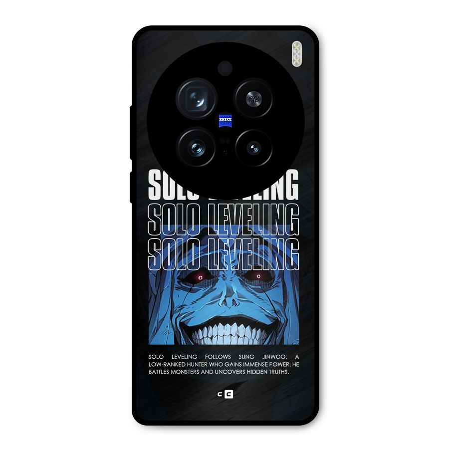Solo Leveling Typo Metal Back Case for Vivo X200 Pro