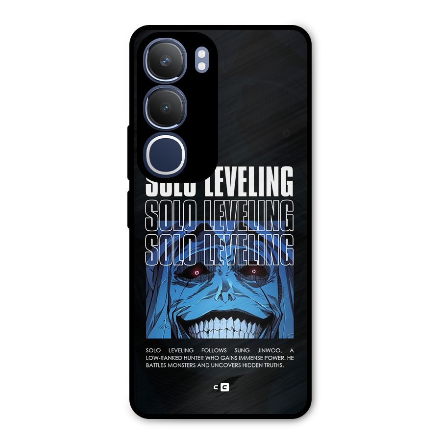 Solo Leveling Typo Metal Back Case for Vivo Y29