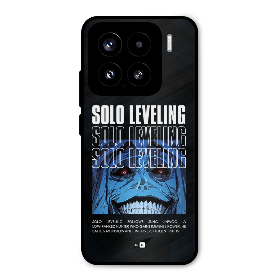 Solo Leveling Typo Metal Back Case for Xiaomi 15