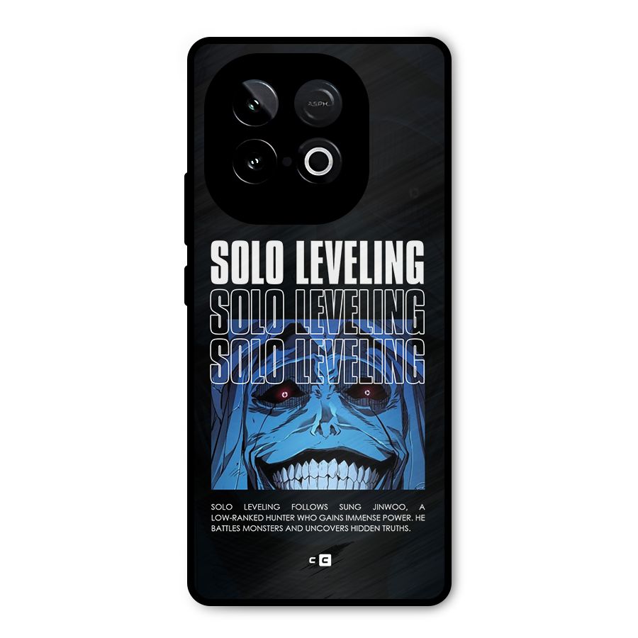 Solo Leveling Typo Metal Back Case for iQOO Neo 10