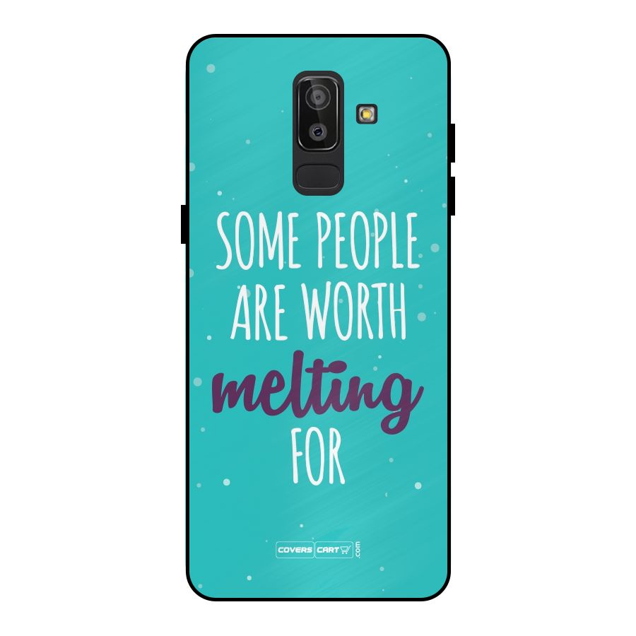 Some People Are Worth Melting For Metal Back Case for Galaxy J8