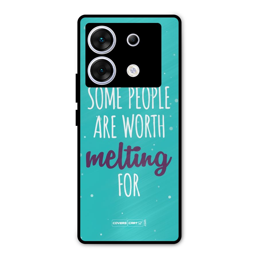 Some People Are Worth Melting For Metal Back Case for Infinix Zero 30 5G